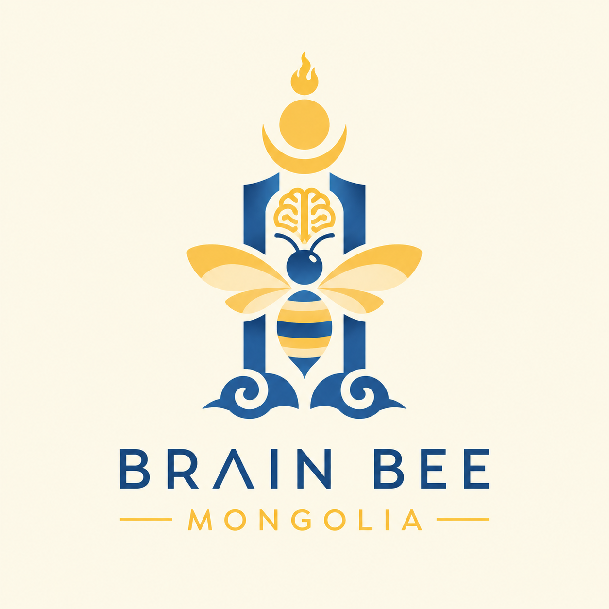 Mongolian Brain Bee emblem